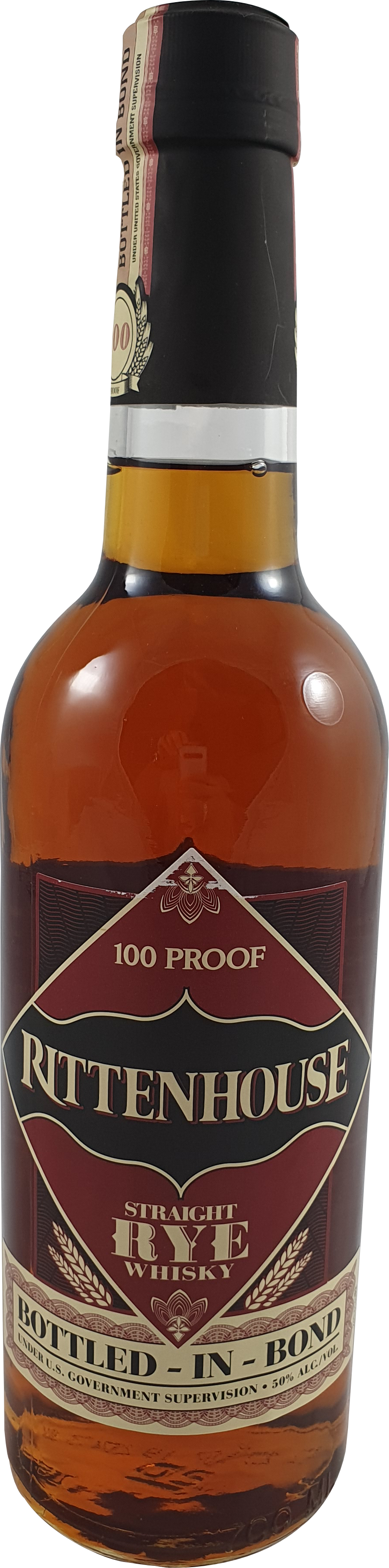 Rittenhouse Rye Whiskey 100 Proof 50% 0.7L-Artikelnummer-30737-von-Heaven Hill Destillerie