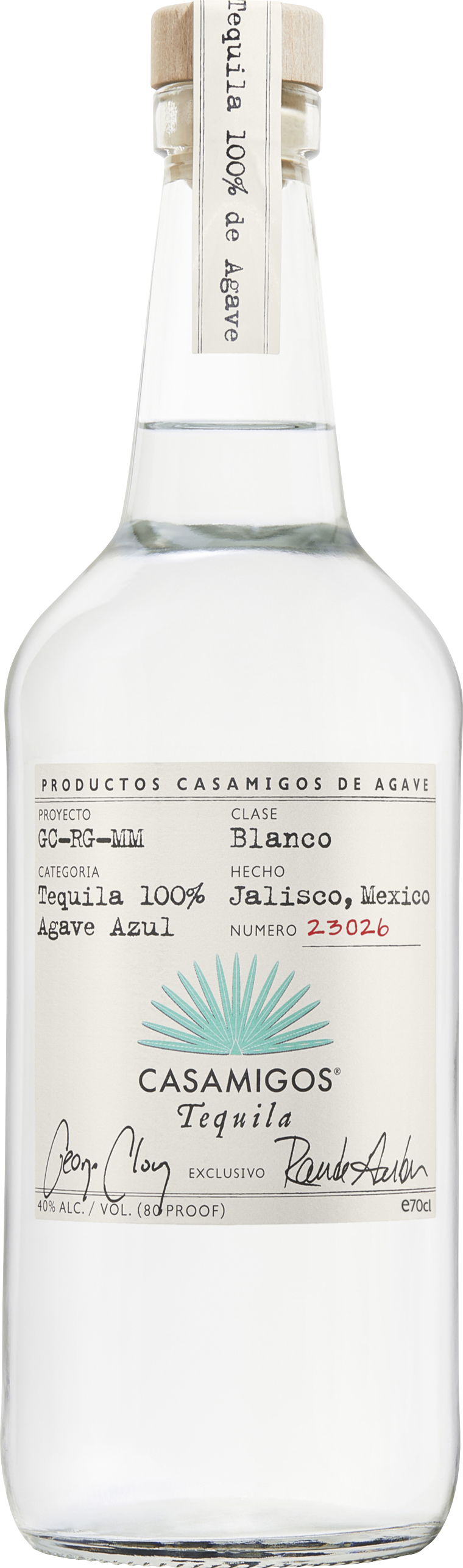 Tequilla Casamigos Blanco 40 % 0.7L-Artikelnummer-31153-von-Casamigos Tequila