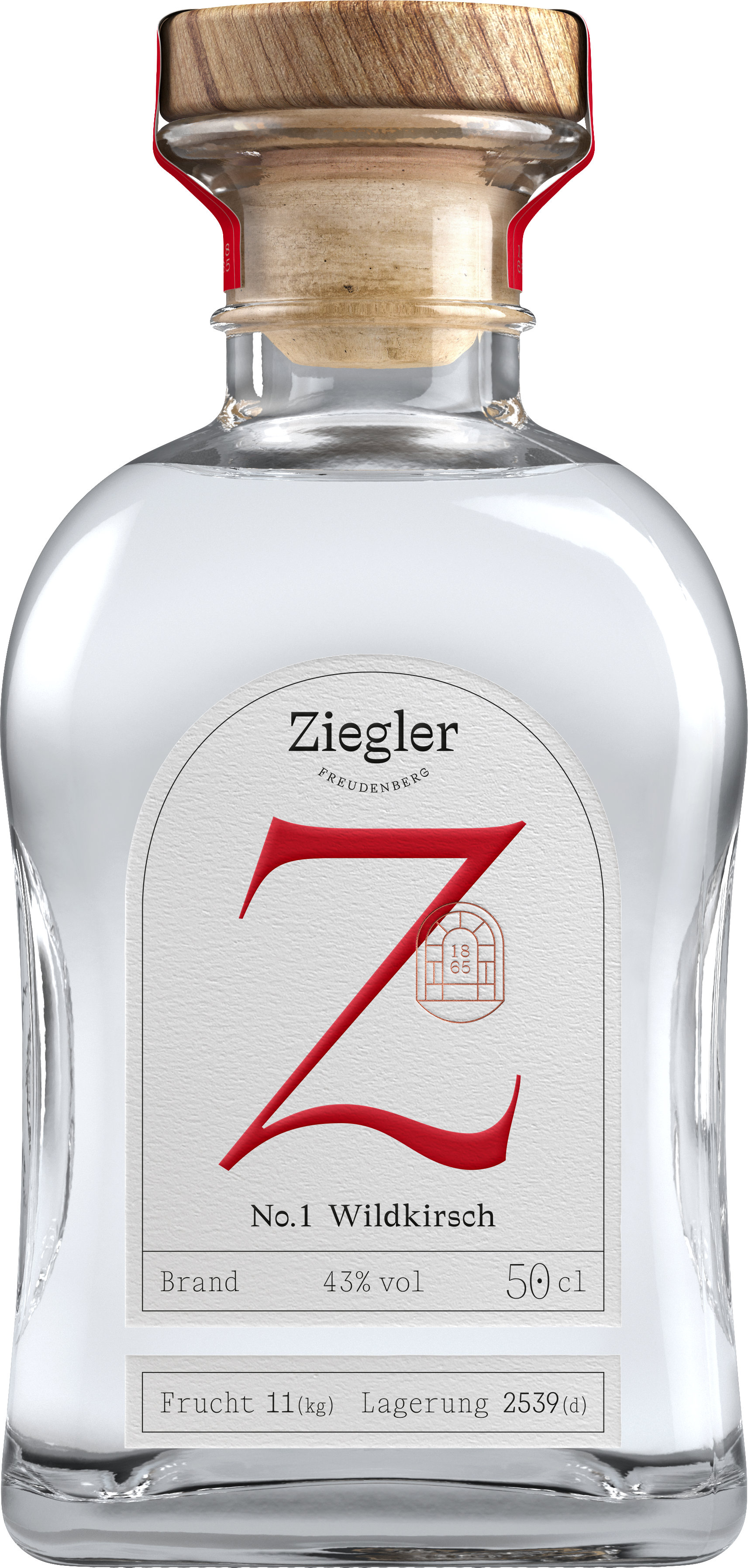 Ziegler-Ziegler Wildkirsche No.1 43% 0,5L Ziegler Wildkirsche No.1 43% 0,5L-Artikelnummer-31550-von-Ziegler