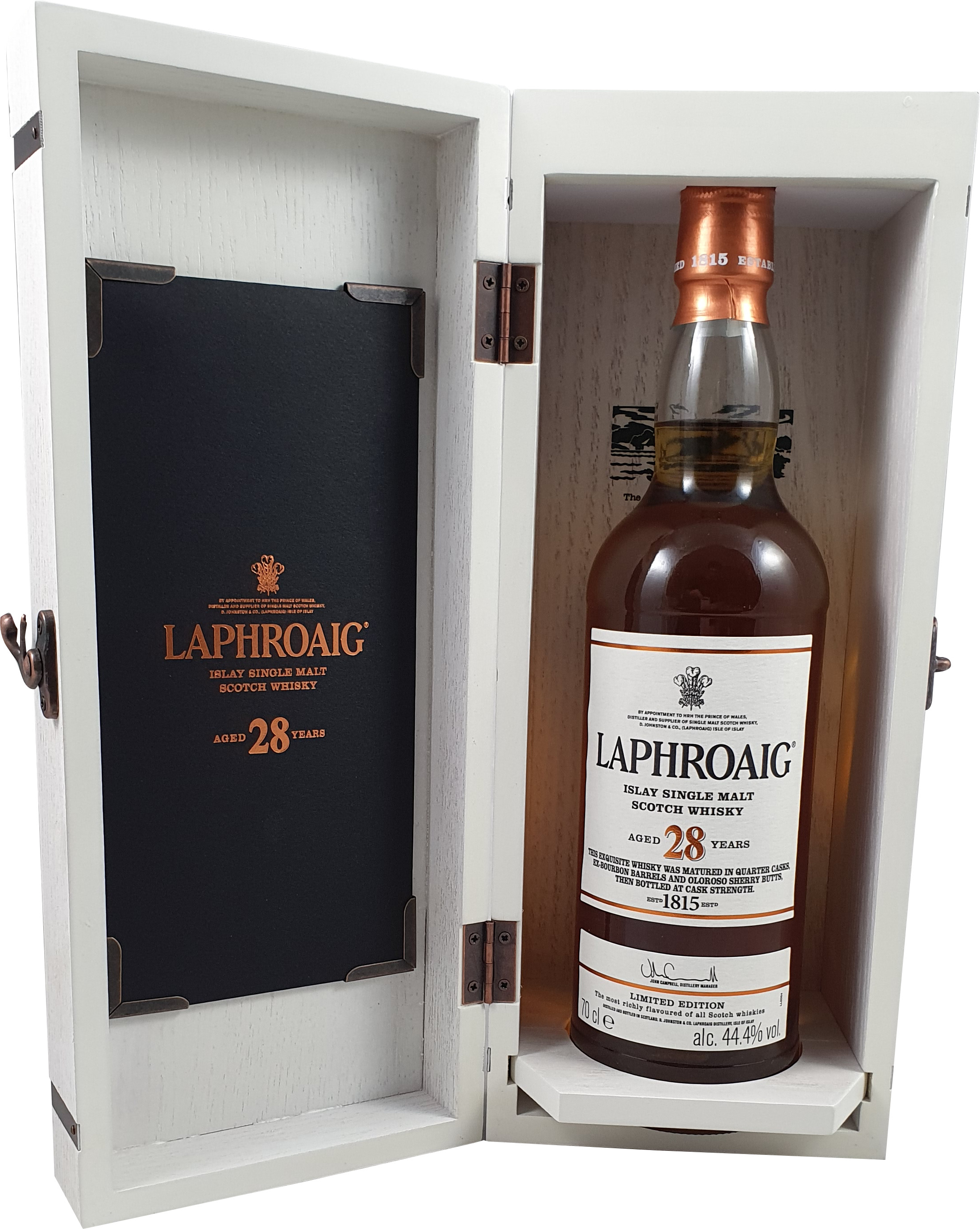 Laphroaig 28 y Cask 44.4 % 0.7L-Artikelnummer-31175-von-Laphroaig