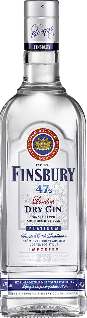 Finsbury  Gin 47%  (Platinum) -Artikelnummer-30305-von-Borco