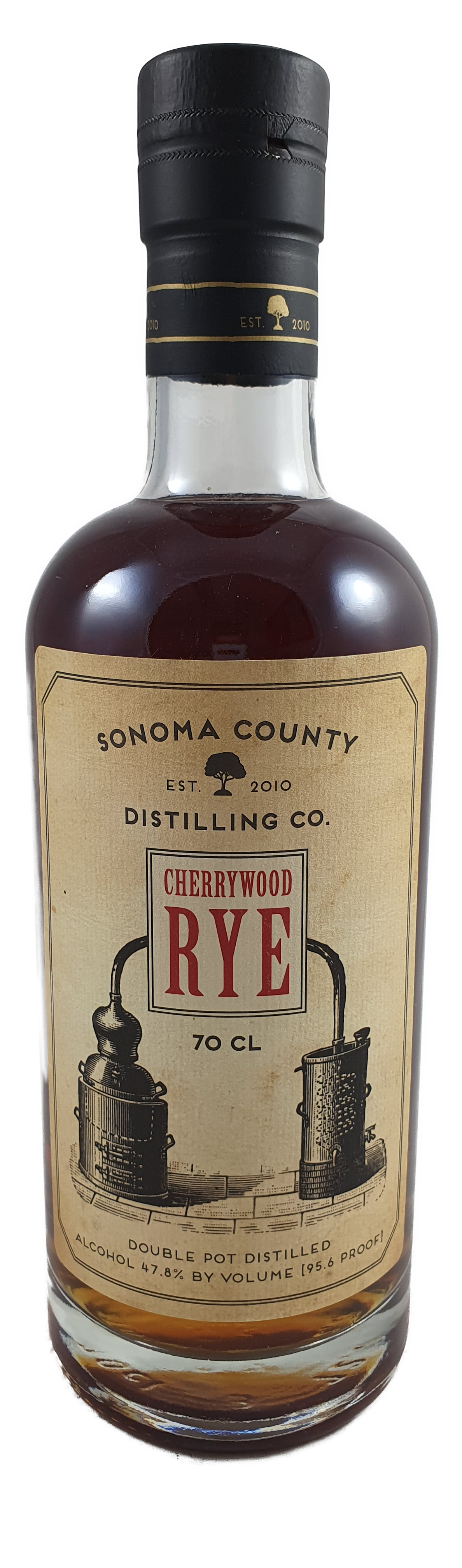 Sonoma County Rye Whiskey 49 % 0.7L