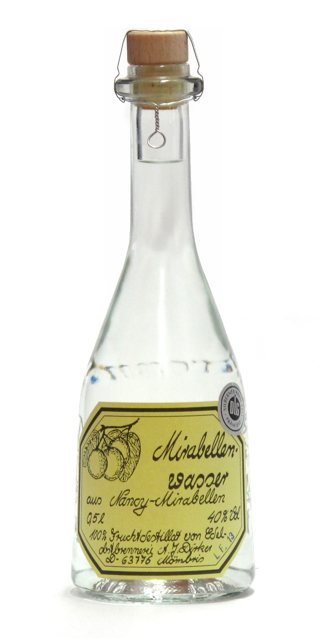 Dirker Mirabellenbrand 40 % 0,5L-Artikelnummer-30893-von-Edelbrennerei Dirker