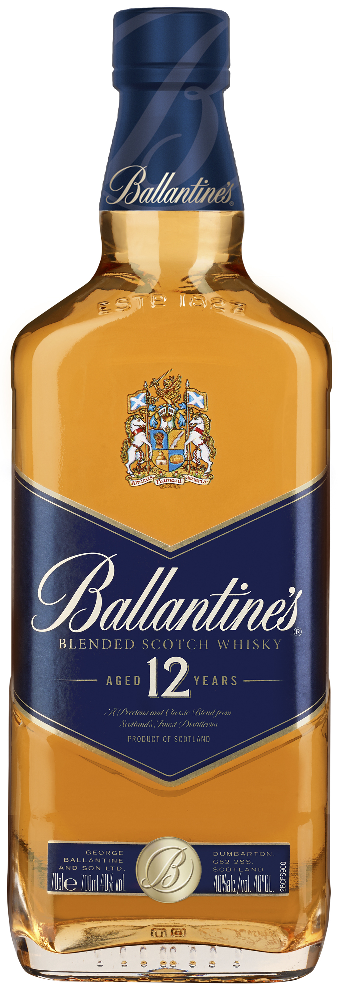 Ballentines Blended Malt Whisky 12 y 40 % 0.7L-Artikelnummer-30902-von-Ballantines