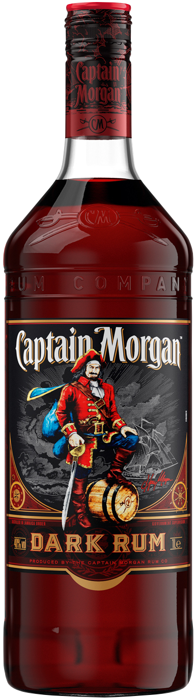 Captain Morgan Black 40% 1.0L-Artikelnummer-30482-von-Captain Morgan