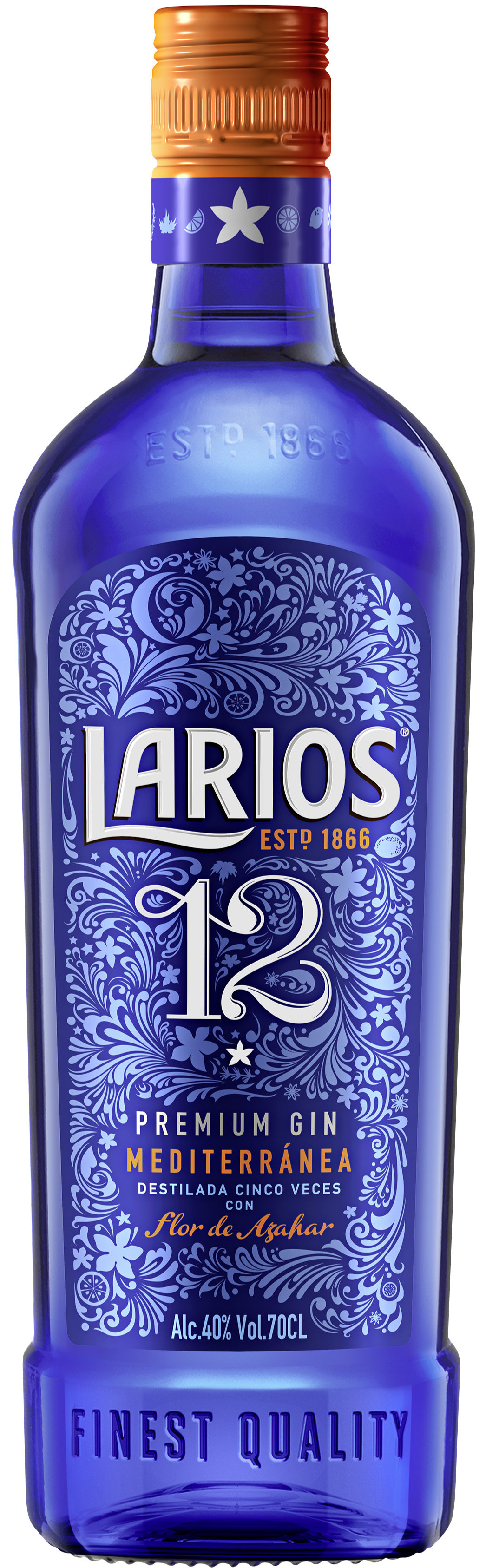 Larios 12 Gin 40% -Artikelnummer-30734-von-Larios
