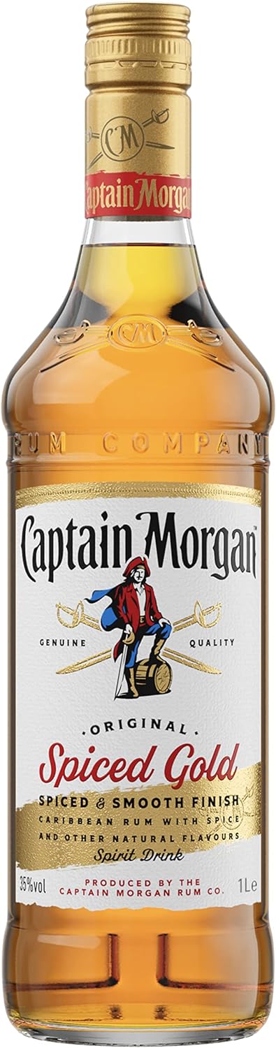 Captain Morgan Spiced Gold 35 % 1.0L-Artikelnummer-30024-von-Captain Morgan