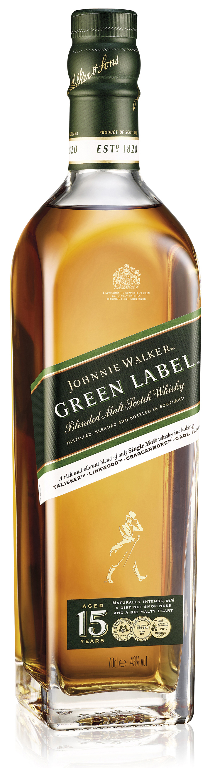Johnnie Walker Green Label 15 Years 43% 0.7L