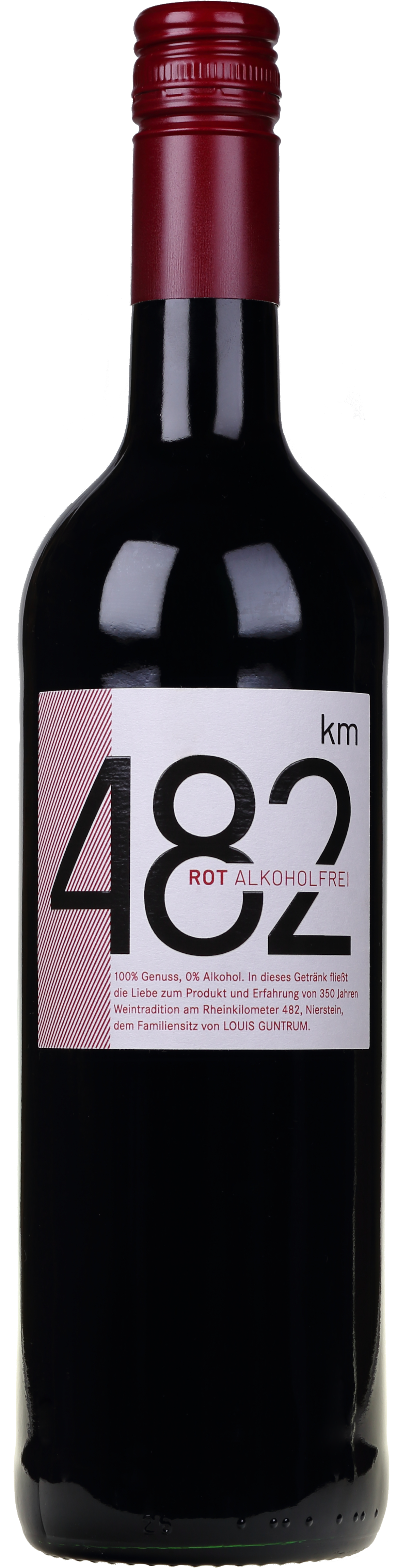 Louis Guntrum Rotwein Alkoholfrei Cuvee km482 trocken-Artikelnummer-25394-von-Weingut Guntrum