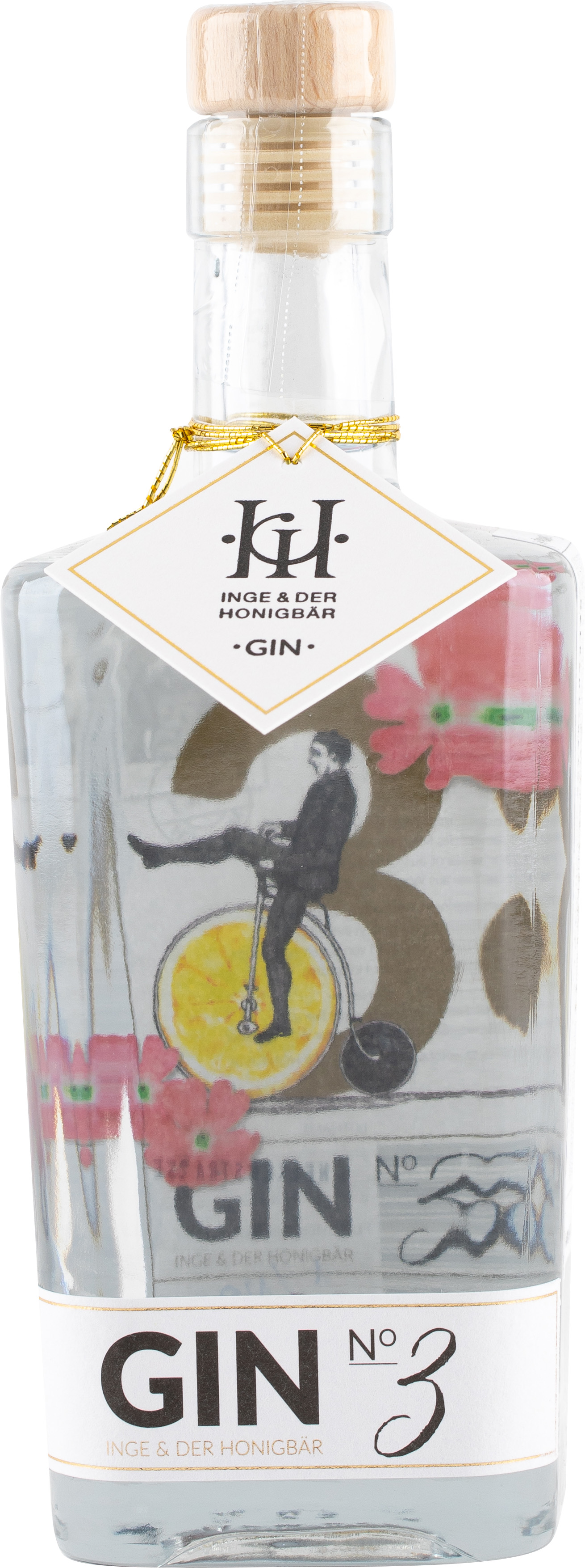 Inge & der Honigbär LONDON DRY GIN NO. 3 43% 0,5l-Artikelnummer-31623-von-Inge und der Honigbär