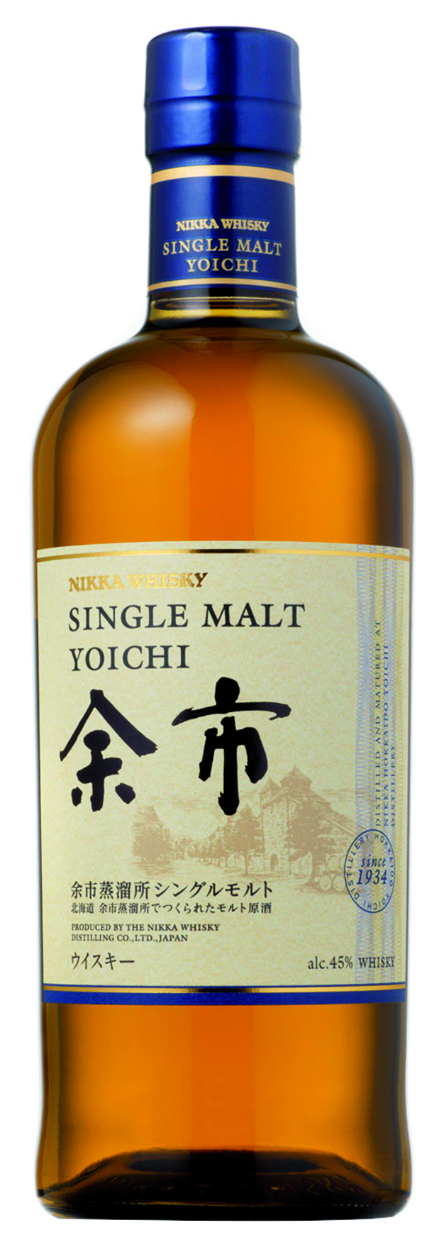 Nikka Yoichi Single Malt  45% Japan Whisky 0.70L-Artikelnummer-30356-von-Nikka