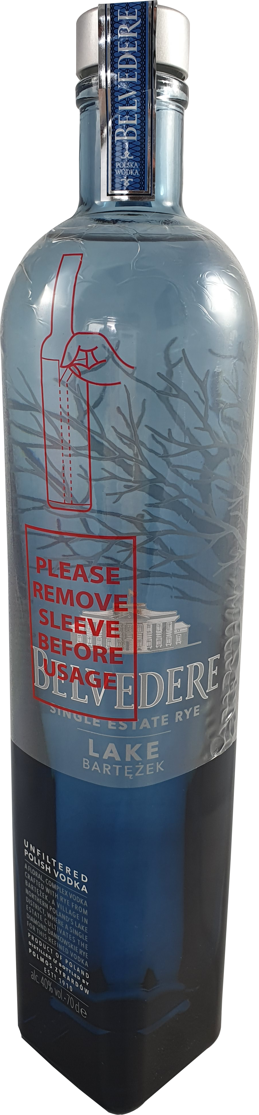 Belvedere Lake Bartezek Rye Vodka 40 % -Artikelnummer-30936-von-Belvedere