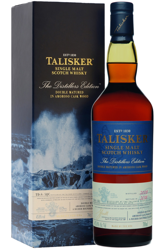 Talisker Distillers Edition 45.8% 0.7L ( Distilled 2008 / Bottled in  2018) 