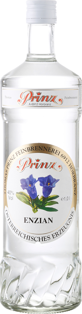 Prinz Enzian 40% 1,0L-Artikelnummer-30875-von-Fein-Brennerei-Prinz