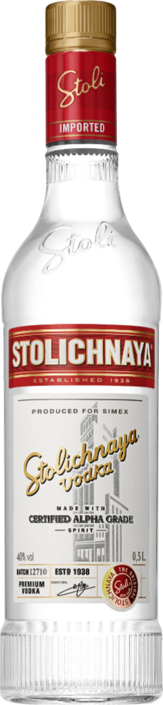 Stolichnaya Wodka 40% 0,5l