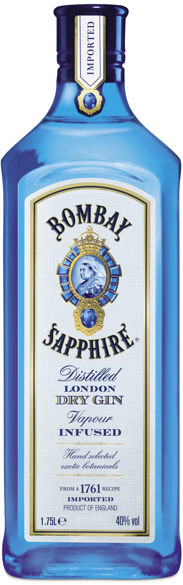 Bombay Sapphire Gin 40% 1.75L-Artikelnummer-30835-von-Bombay Sapphire