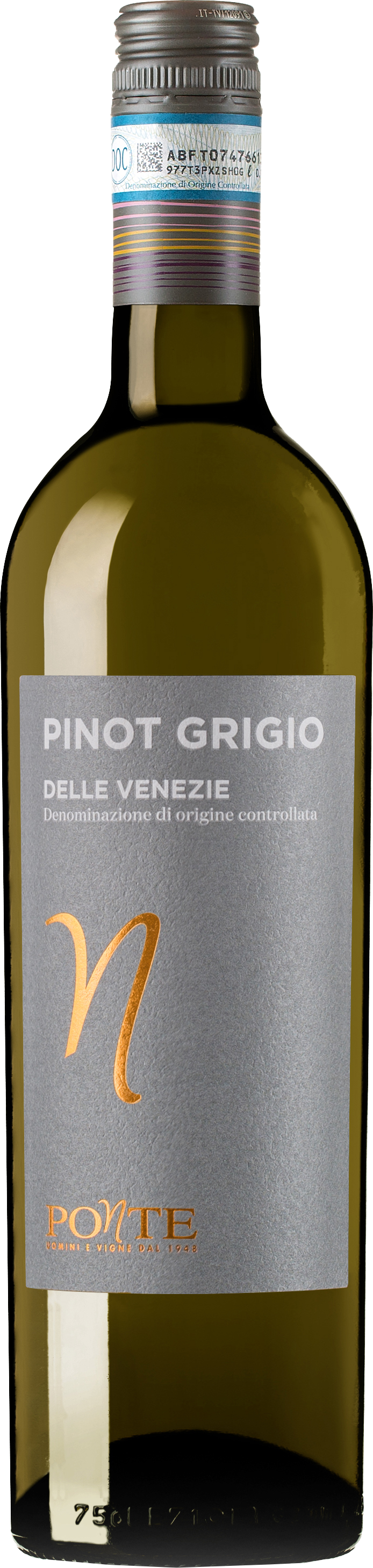 Ponte Pinot Grigio VP 0,75L-Artikelnummer-25953-von-Viticoltori Ponte