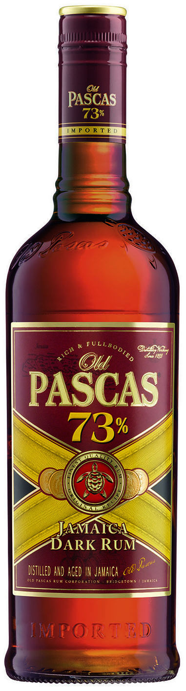 Old Pascas Jamaica Rum 73% 1.0L