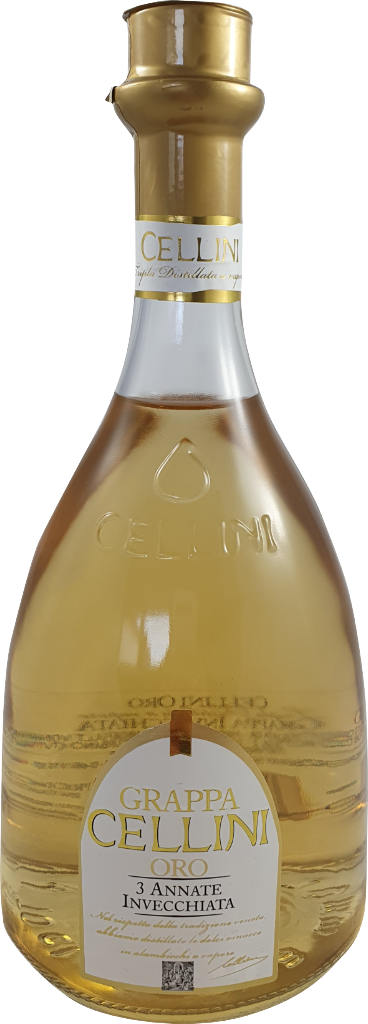 Cellini Oro Reserva Grappa 0,7L-Artikelnummer-30494-von-Grappa Cellini