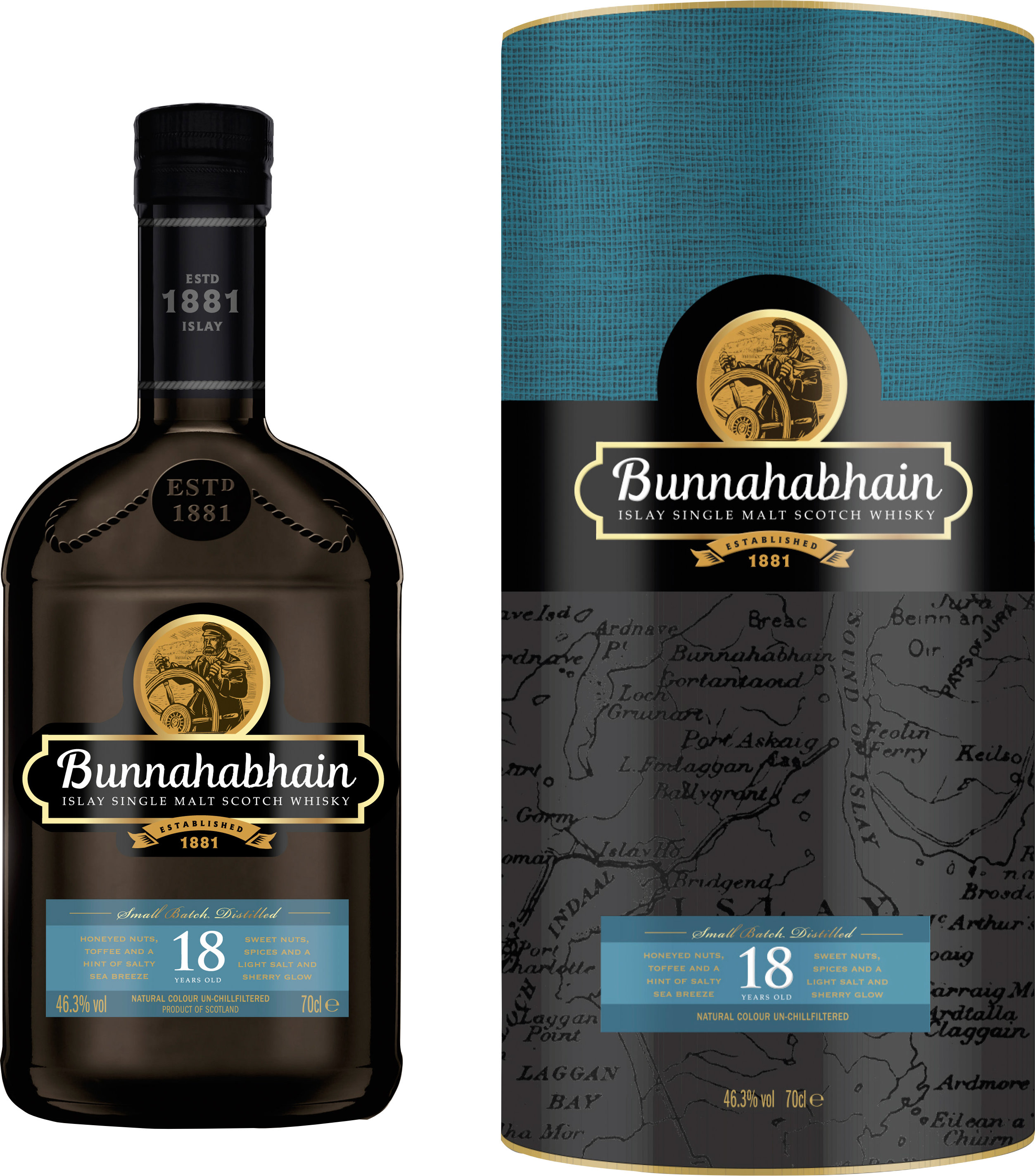 Bunnahabhain 18 Years Single Malt 46.3 % 0.7L