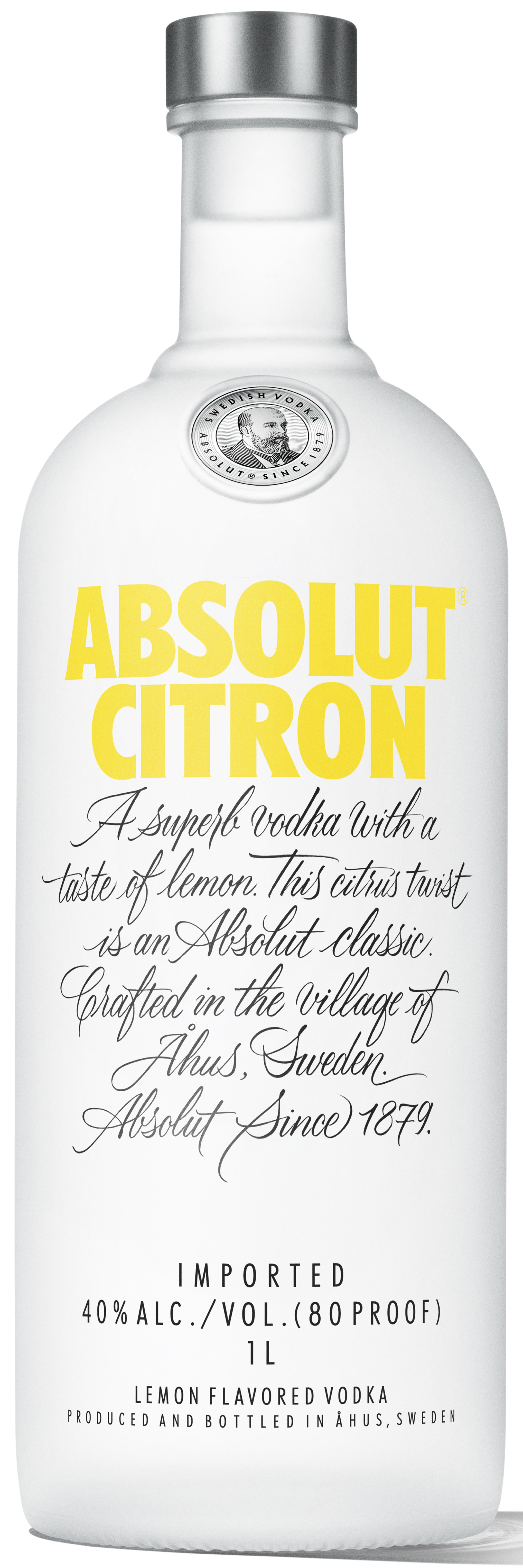 Absolut Vodka Citron 40% -Artikelnummer-30211-von-Absolut