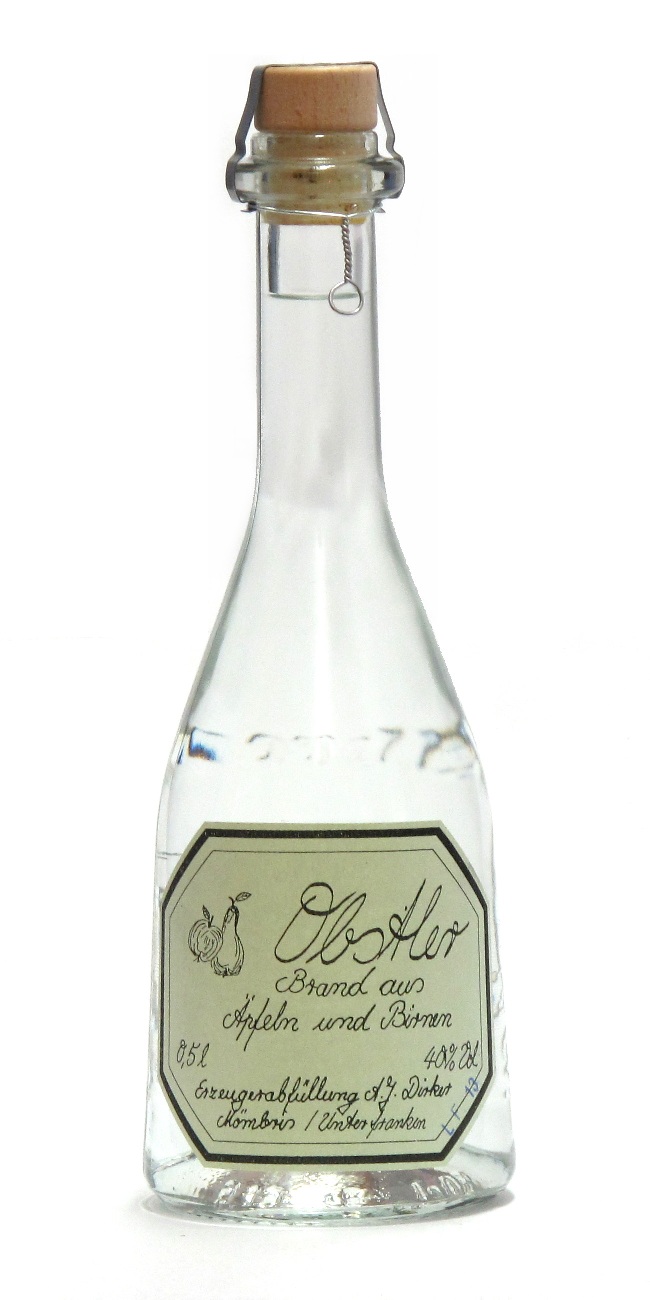 Dirker Obstler Apfel-Birne 40 % 0,5L-Artikelnummer-30966-von-Edelbrennerei Dirker
