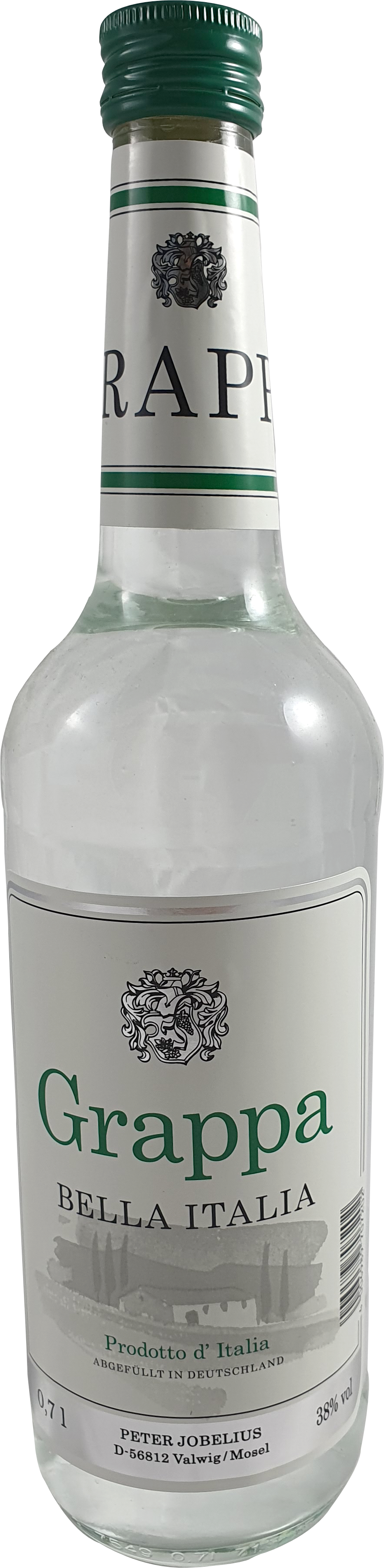 Grappa Bella Italia 38% 0.7L-Artikelnummer-30358-von-Grappa