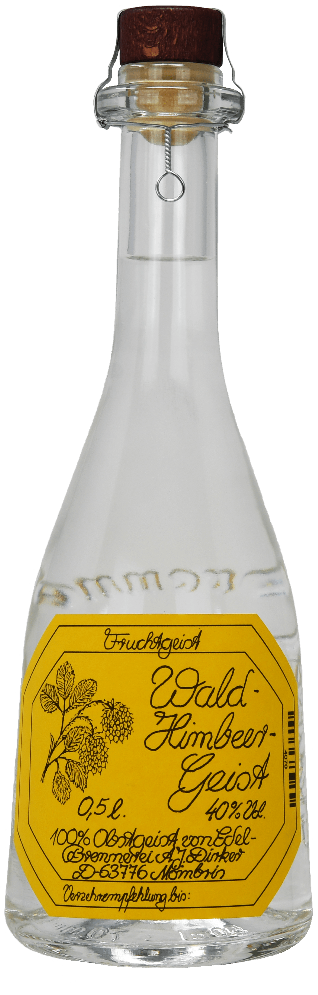 Dirker Waldhimbeergeist 42 % 0,5L-Artikelnummer-30895-von-Edelbrennerei Dirker