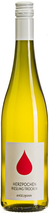 Anselmann Riesling "Herzpochen" trocken Pfalz-Artikelnummer-25241-von-Weingut Roter Tropfen – Anselmann
