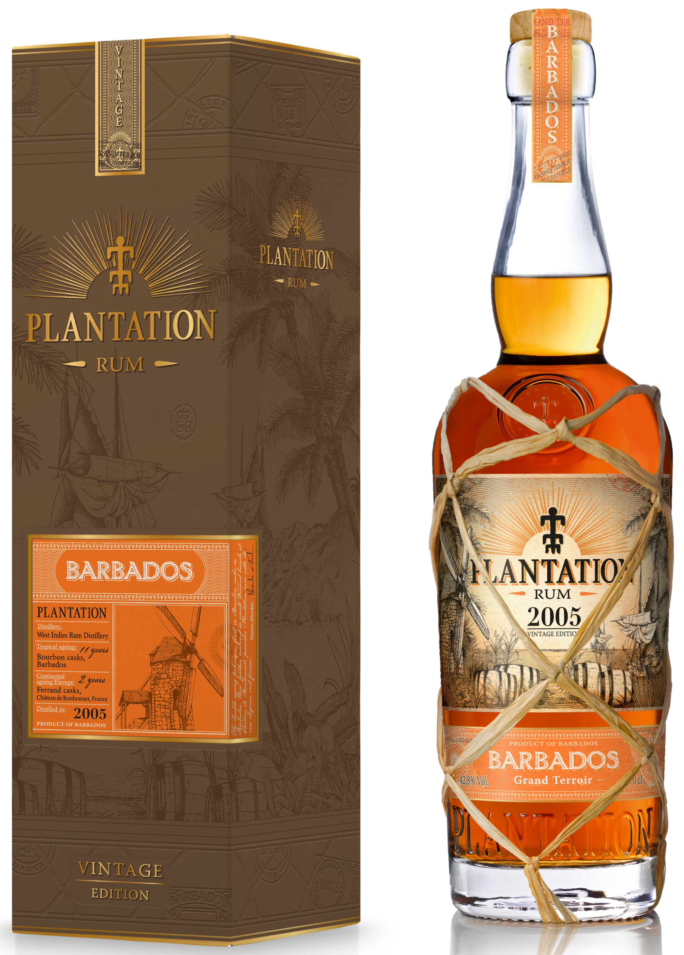 Plantation Barbados 2005 42.8 % 0.7L-Artikelnummer-30367-von-Plantation